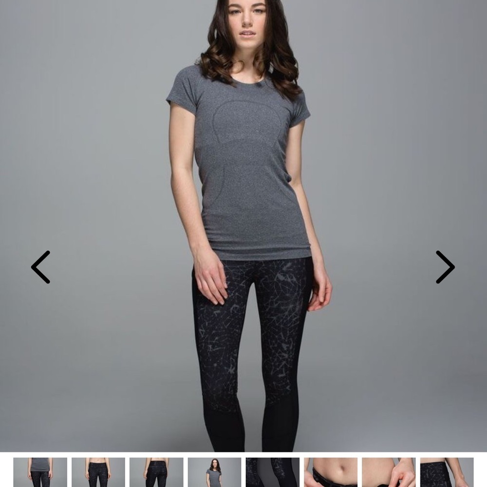 Lululemon Trail Bound Tight Full-On Luxtreme Size 2 star crushed black - Picture 1 of 9
